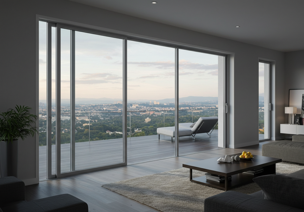 Aluminium Super Slim Sliding Doors