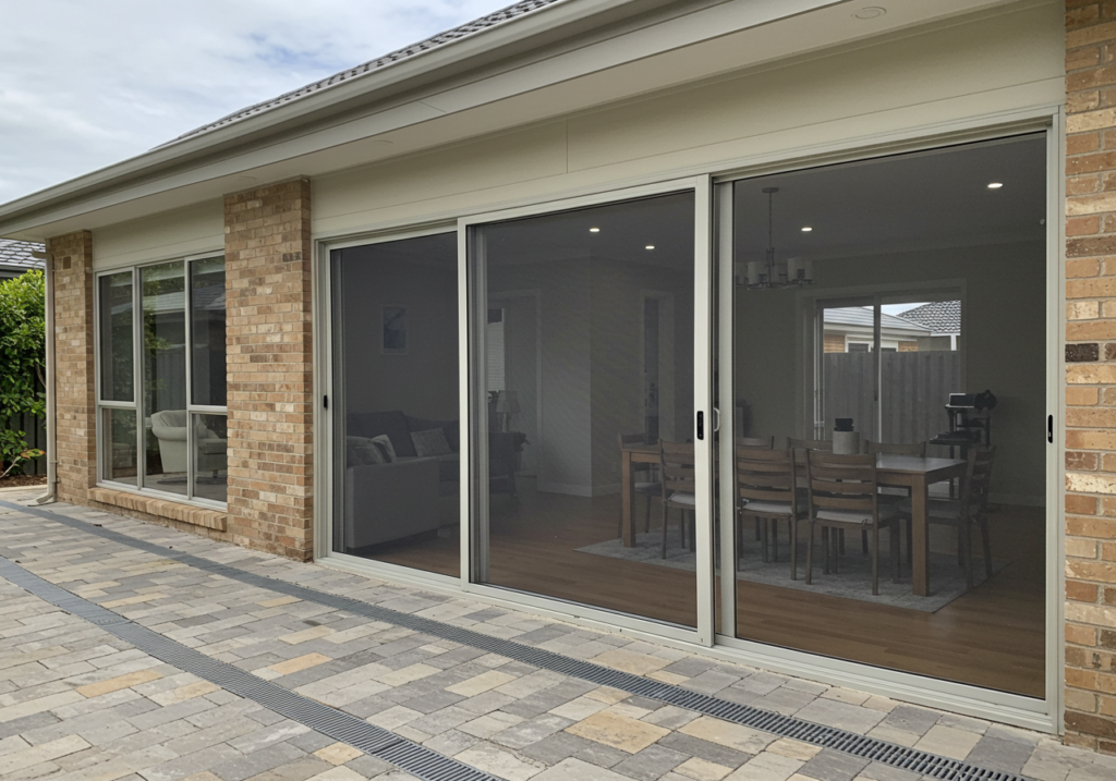 Aluminium Sliding Flyscreen Doors