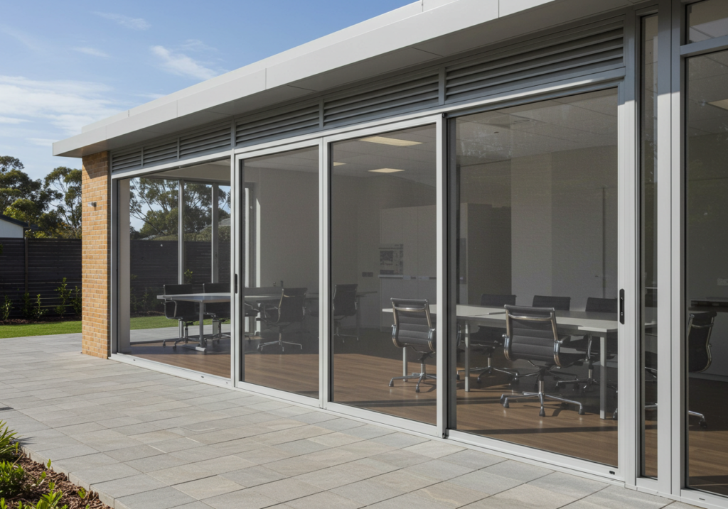 Aluminium Sliding Flyscreen Doors