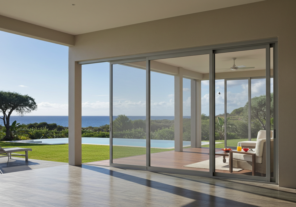 Aluminium Sliding Flyscreen Doors